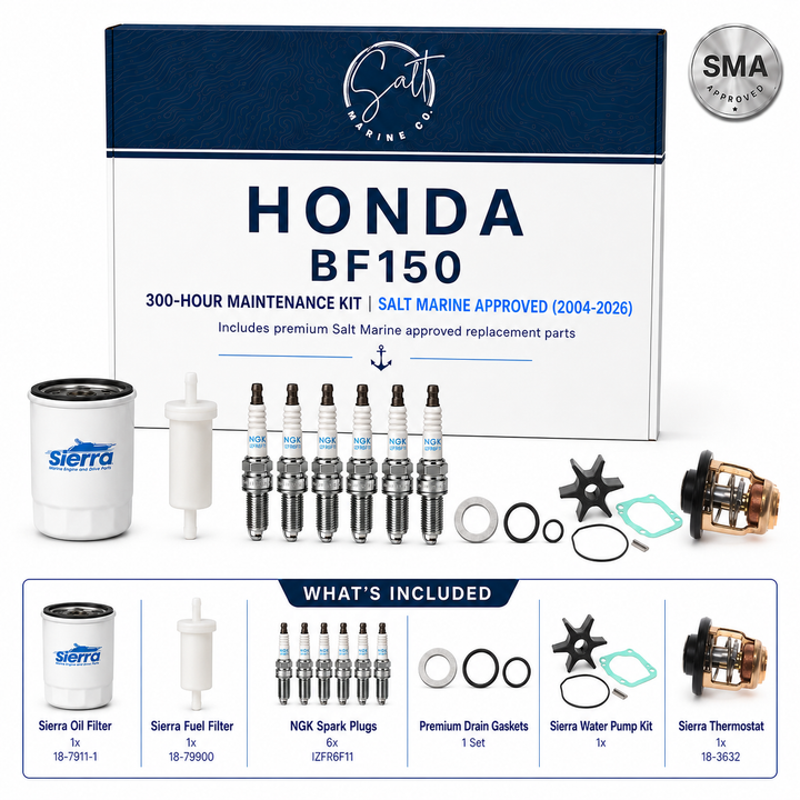 Honda BF150 300-Hour Maintenance Kit | Salt Marine Approved (2004-2026)